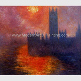 Old Master Claude Monet Obrazy olejne Domy Parlamentu malarstwo Ręcznie malowane