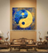 Ręcznie malowane płótno Modern Art Obrazy olejne Feng Shui Farba do dekoracji gabinetu