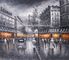 Płótno Paris Cityscape Paintings, obraz olejny Modern Abstract Art Bars