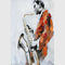 Niestandardowy obraz olejny Nowoczesna sztuka abstrakcyjna Ręcznie robione płótno Saksofon Wystrój pokoju