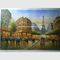 100% Handmade Paris Obraz Olejny Palette Knife Wieża Eiffla Paryż Dekoracje Na Płótnie