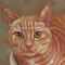 Portret kota Obraz olejny ręcznie malowany teksturą Zmień swoje zdjęcie w obraz