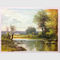 Impresjonistyczne oryginalne obrazy olejne z krajobrazem Rzeka Rock Krajobraz ręcznie robione na płótnie