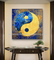 Ręcznie malowane płótno Modern Art Obrazy olejne Feng Shui Farba do dekoracji gabinetu
