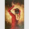 Nowoczesny, ręcznie robiony obraz olejny tancerza flamenco, abstrakcyjny obraz ścienny na płótnie