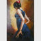 Ręcznie malowany hiszpański obraz olejny / malarstwo kobiece Flamenco Dancer Canvas Art