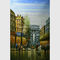 Paryż Malarstwo abstrakcyjne Wieża Eiffla / Paris Street Paintings Palette Knife z teksturą