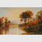 River Sunrise Oryginalne obrazy olejne pejzażowe poziome 50 cm x 60 cm