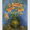 Farby olejne Van Gogha Fritillaries w replikach arcydzieła w miedzianym wazonie