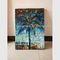 Ręcznie malowany szpachelką Obraz olejny Pejzaż morski Zatoka Meksykańska Dekoracja ścienna