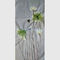 Dekoracyjny teksturowany lotos kwiatowy obraz olejny płótno kwiatowe obrazy ścienne