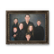 Realistyczna rodzina ludzie Niestandardowe płótno portretowe olejne 5 cm do dekoracji domu